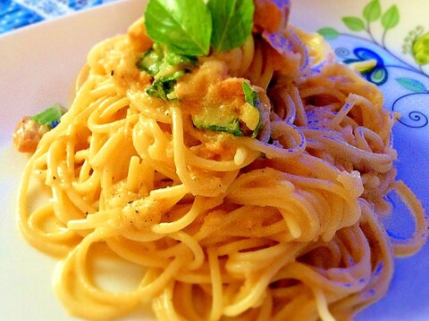 レモンバジルで爽やか☆ツナと大根おろしの冷製パスタ